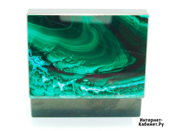 Малахит с Хризоколлой - Коллекционная Шкатулка Москва - изображение 3
