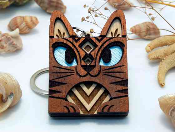 Брелок - талисман "TikiCat" Москва