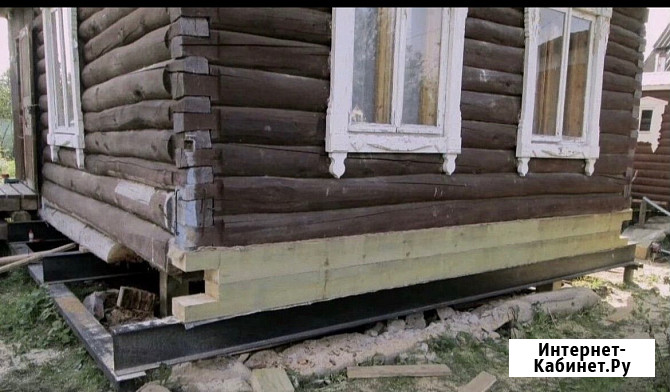 Поднятие дома бани сарай Гатчина - изображение 2