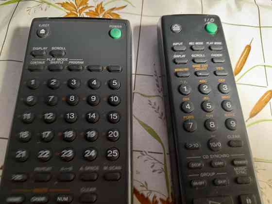 Пульты от минидисковых дек SONY Челябинск