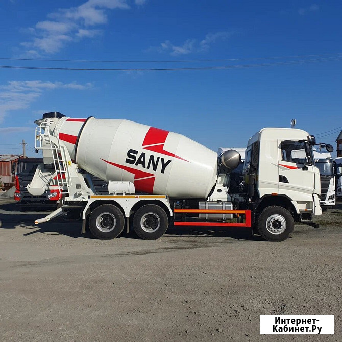Автобетоносмеситель SANY SY310C-6W(V), 6х4, объём бочки 10 м3 Екатеринбург - изображение 3