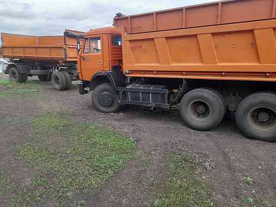 Камаз 45142, 14 тон, 3 ст. разгрузка. Прицеп "Нефаз" 10 тон. Пробег 70000 км Саратов