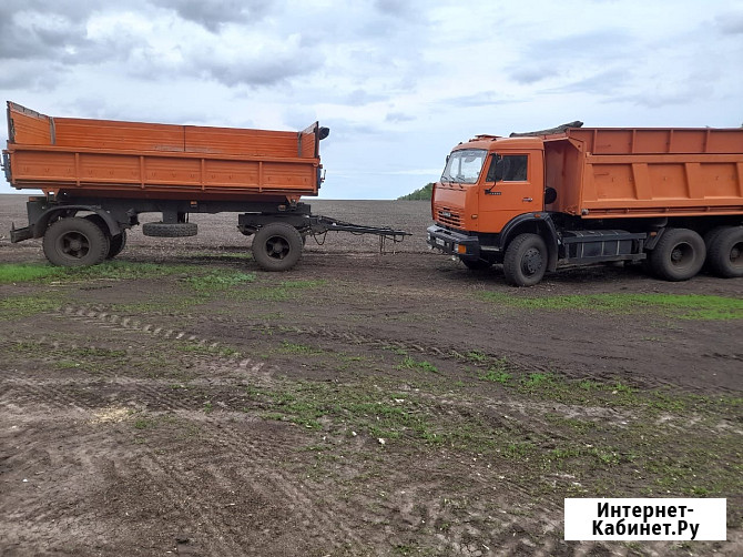 Камаз 45142, 14 тон, 3 ст. разгрузка. Прицеп "Нефаз" 10 тон. Пробег 70000 км Саратов - изображение 2