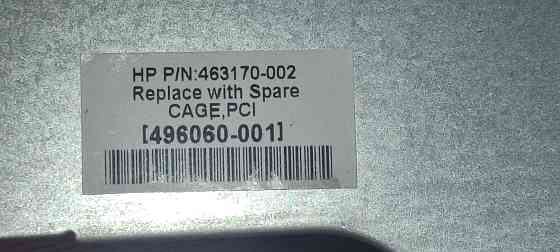 463170-002 PCI Riser Cage c установленной PCIe Riser 451278-00A, HP ProLiant DL308 Уфа