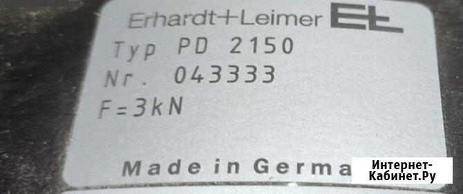 Тензодатчик, тензометрический датчик Erhardt+Leimer PD 2150 3.00KN 043333 фланцевый Уфа - изображение 2