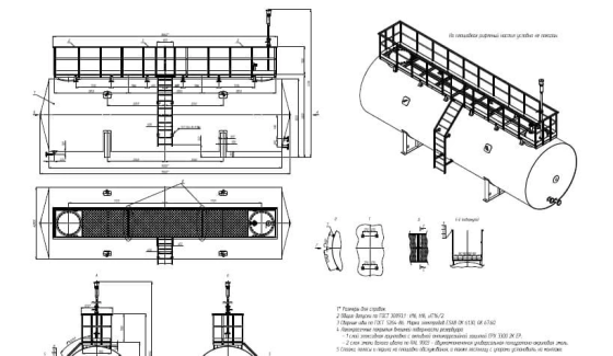 Резервуар (ёмкость) из нержавеющей стали объёмом 50 м3 Москва