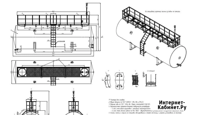 Резервуар (ёмкость) из нержавеющей стали объёмом 50 м3 Москва - изображение 3