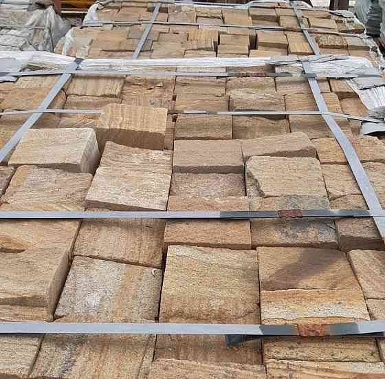 Плитка, брусчатка лапша из природного камня Шахты