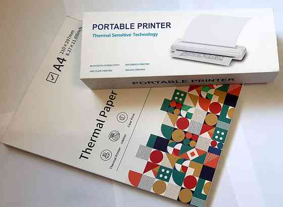 Принтер А4, портативный, чёрно-белый, с блютузом Волгоград