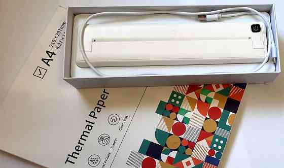 Принтер А4, портативный, чёрно-белый, с блютузом Волгоград