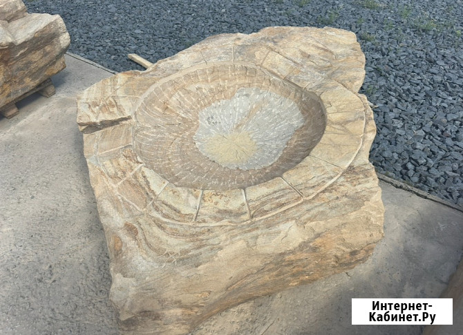 Очаг кострище в глыбе природного камня Шахты - изображение 4