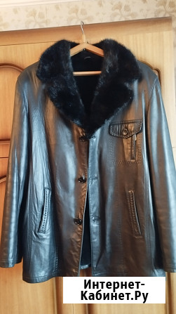 Куртка мужская зимняя кожаная Москва - изображение 1