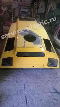 Ремонт пластикового капота катка дорожного, грунтового Москва