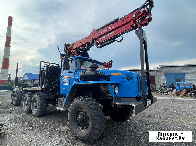 Лесовоз Урал с КМУ Велмаш 10-74 с прицепом роспуском Красноярск - изображение 4