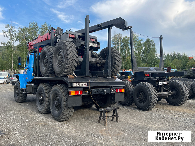 Лесовоз Урал с КМУ Велмаш 10-74 с прицепом роспуском Красноярск - изображение 3