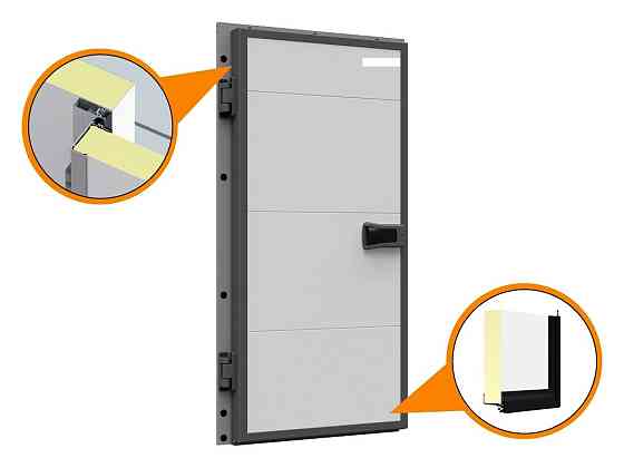 Дверь Холодильная РД 1С 900*1900*80 С\Т (Среднетемпературная) Джанкой