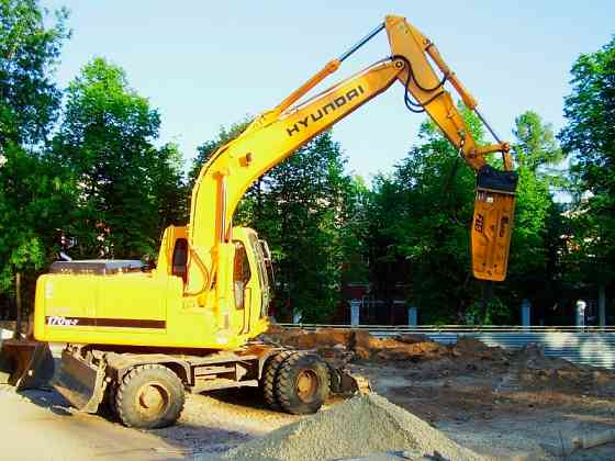 Услуга колесного экскаватора с гидромолотом Нижний Новгород