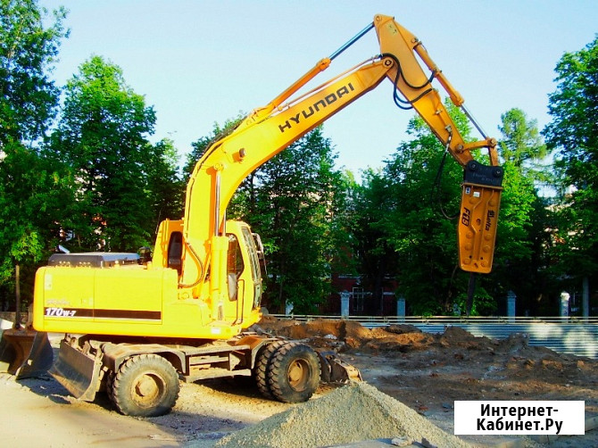 Услуга колесного экскаватора с гидромолотом Нижний Новгород - изображение 1