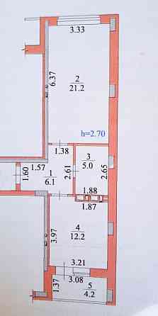 1-комнатная квартира, 44.5 м², 10/16 эт. на продажу в Краснодаре Краснодар