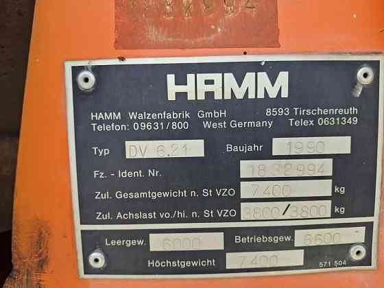 Асфальтовый каток HAMM DV 6.21 Екатеринбург