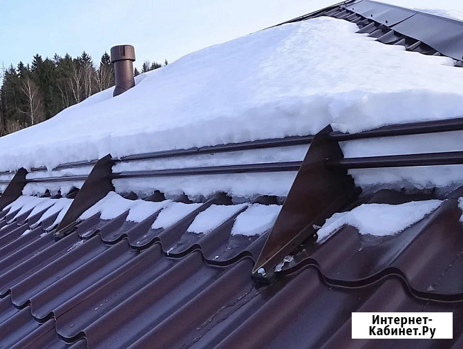 Монтаж снегозадержетелей и кровельных ограждений Новосибирск - изображение 1