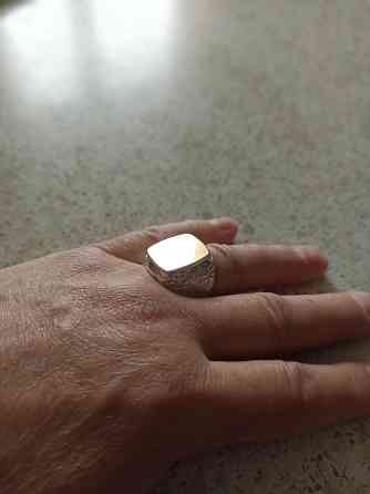 Мужская серебряная печатка Дзержинск