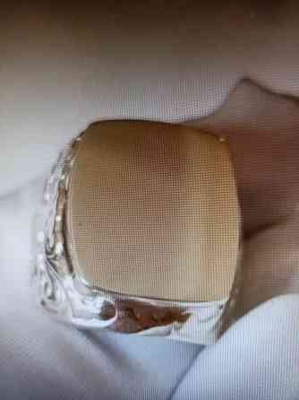 Мужская серебряная печатка Дзержинск