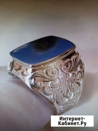 Мужская серебряная печатка Дзержинск - изображение 1