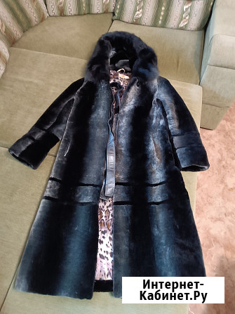Шуба норковая, с капюшоном, полноразмерная Салават - изображение 1