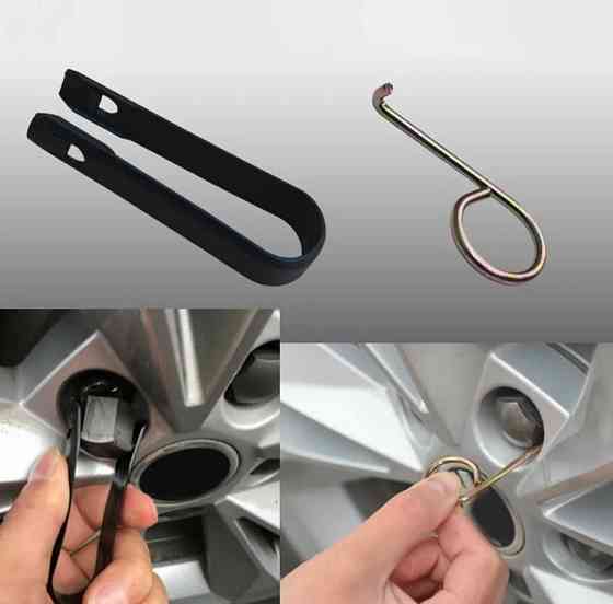 Автомобильные инструменты, набор съемников, ключи для снятия колпачков колесных болтов с колес Москва