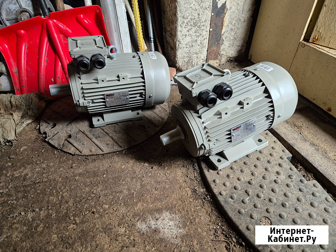 Электродвигатель 3.0 кВт 1440 об/мин WOLF(TC100LB-4) 2.2 кВт 920 об/мин флянец Vilmann Москва - изображение 1