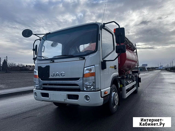 Автотопливозаправщик JAC N-90S, 4х2, бочка 6 куб.м., 2 секции Екатеринбург - изображение 1